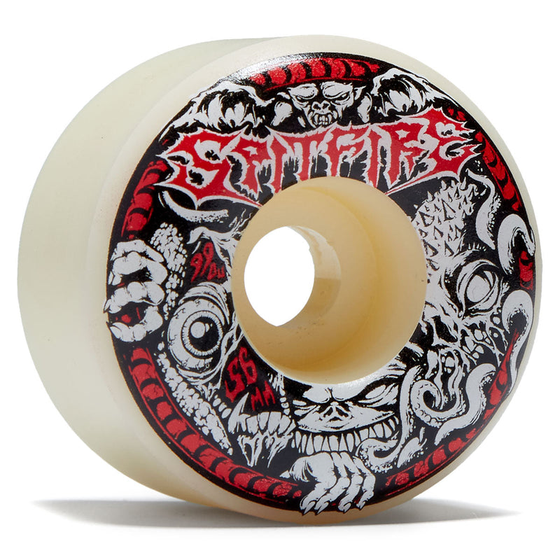 Spitfire F4 99d Radial Full Demon Gate Skateboard Wheels - Natural - 56mm