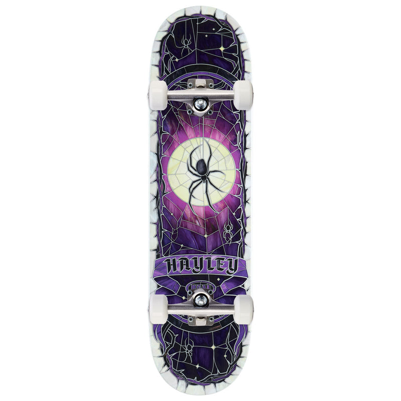 Real Hayley Cathedral Skateboard Complete - Purple - 8.38