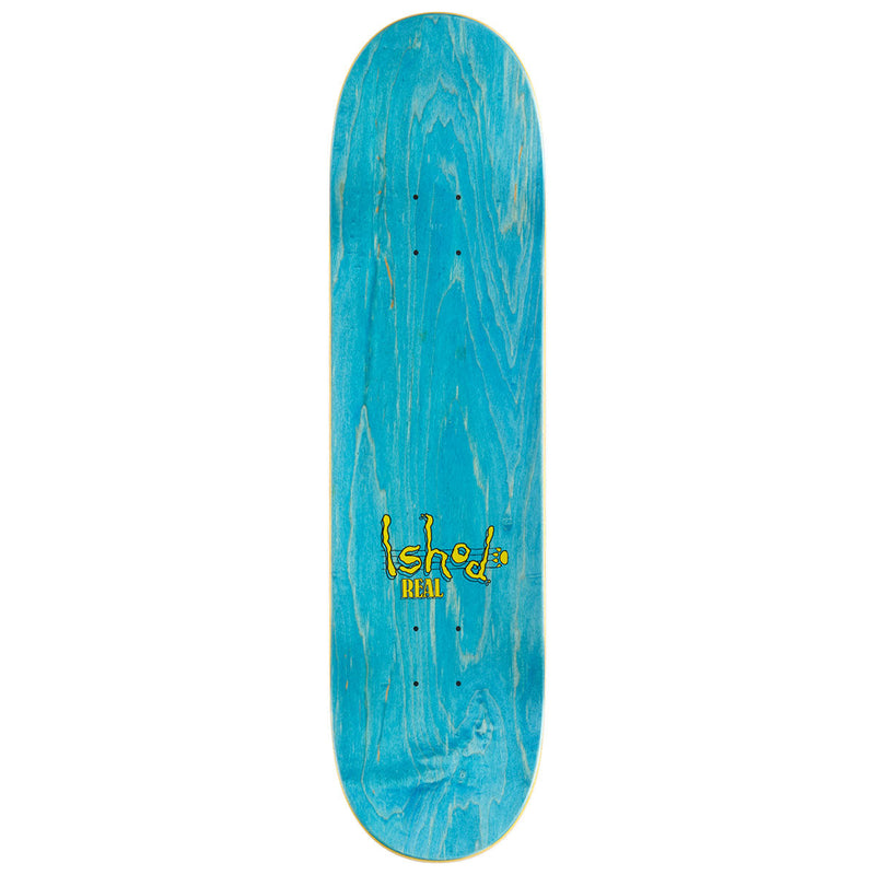 Real Ishod Rude Twin Tail Skateboard Complete - Yellow - 8.25