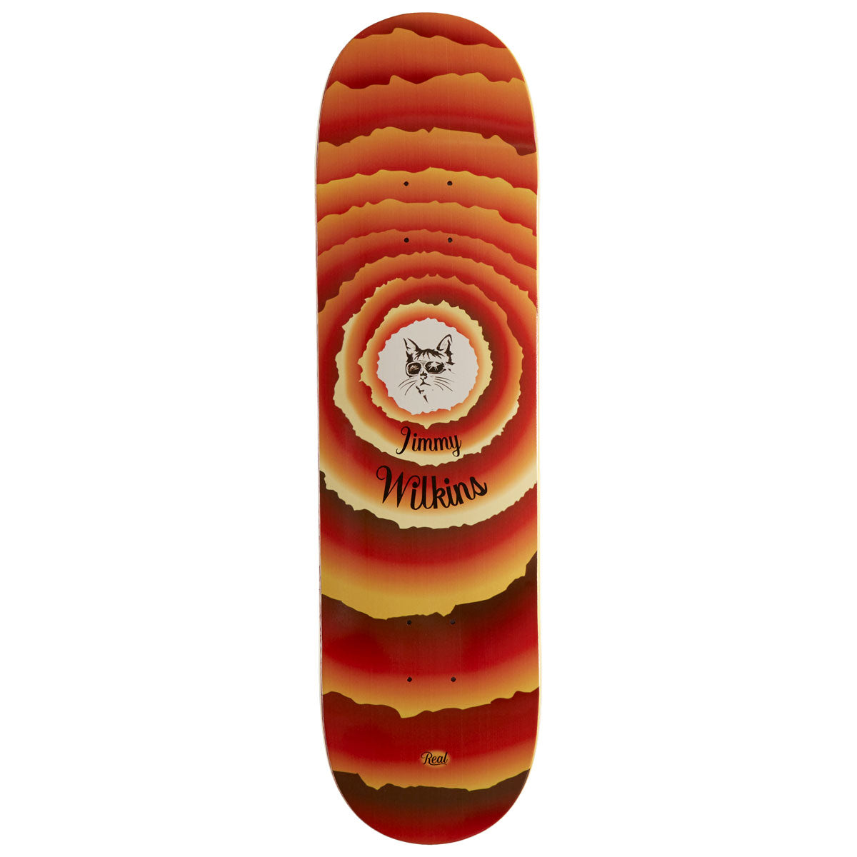 Real Wilkins Key Of Life Skateboard Deck - Orange - 8.50