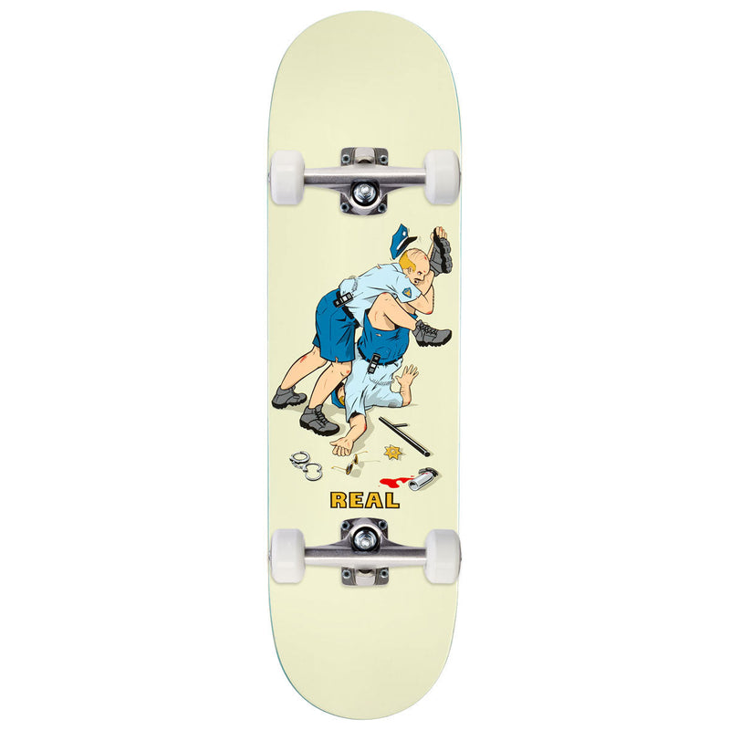 Real Double Duty Security TF Skateboard Complete - Cream - 8.50