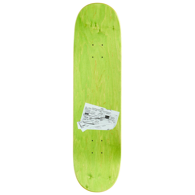Real Double Duty Cops ER Skateboard Deck - Yellow - 8.25