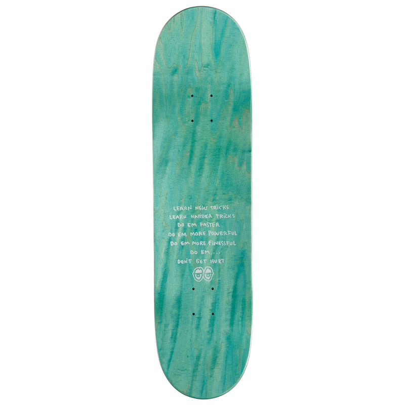 Krooked Una Star Vest Skateboard Deck - Black - 8.50