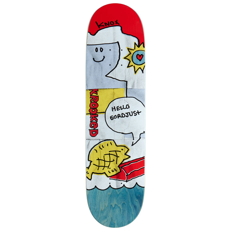 Krooked Knox Gordjust Skateboard Deck - 8.50