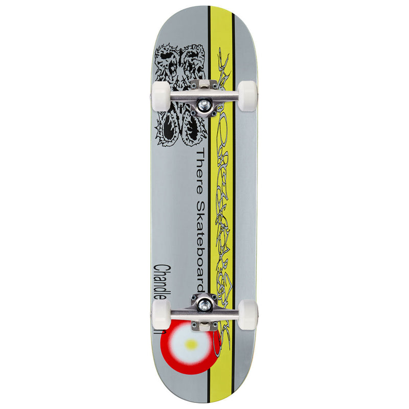 There Chandler Cannonball Ghostrider Skateboard Complete - Grey - 8.50