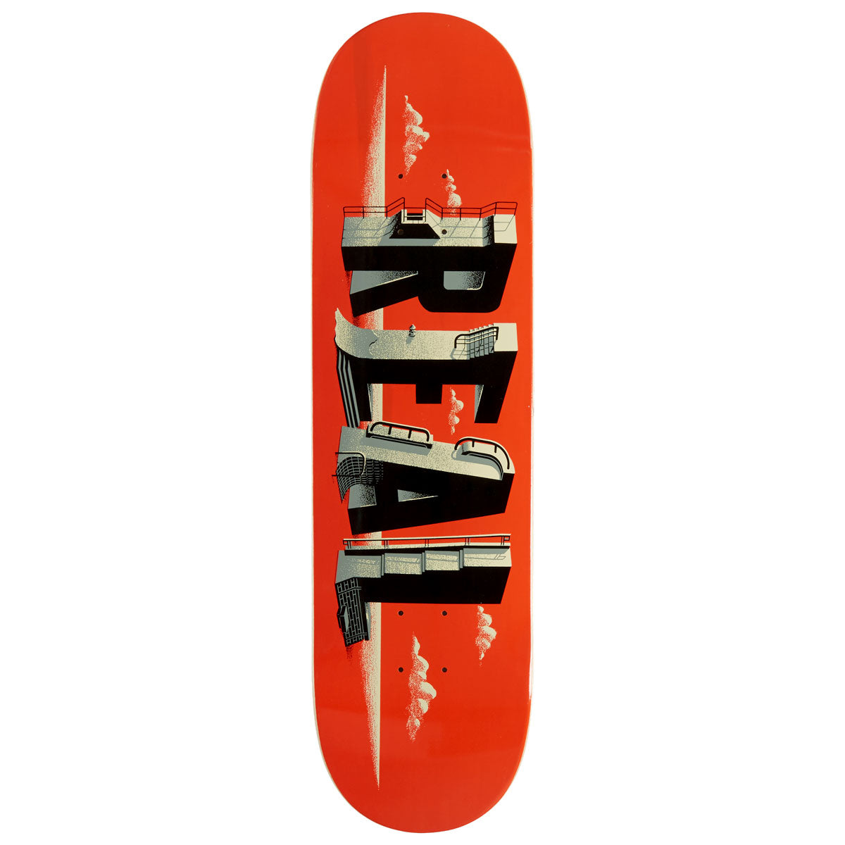Real Spots Skateboard Deck - Orange - 8.50