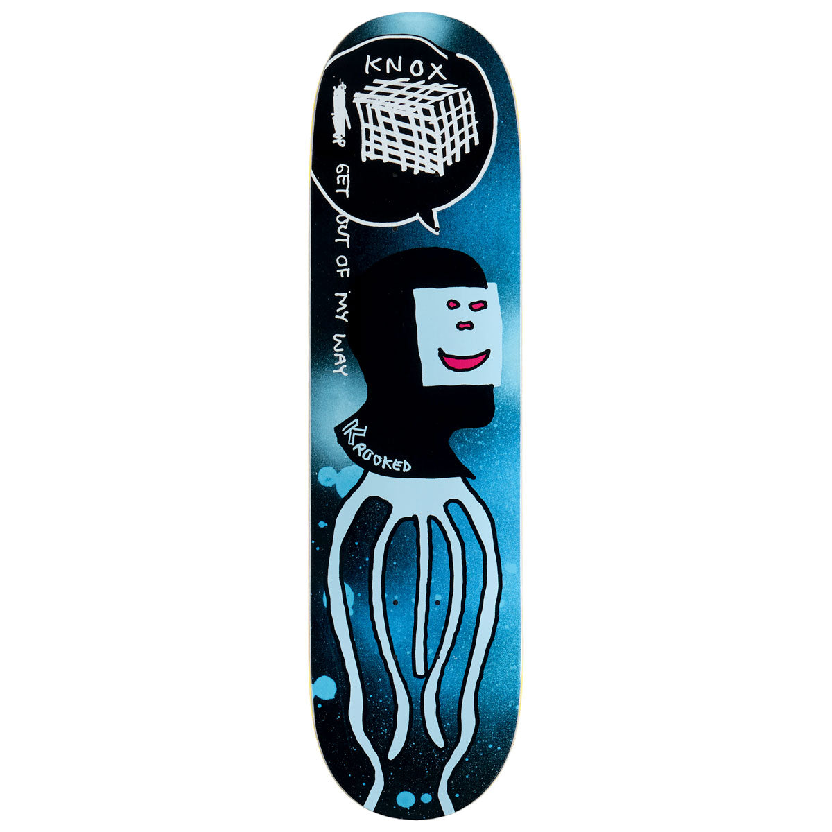 Krooked Knox Squid Way Skateboard Deck - 8.25