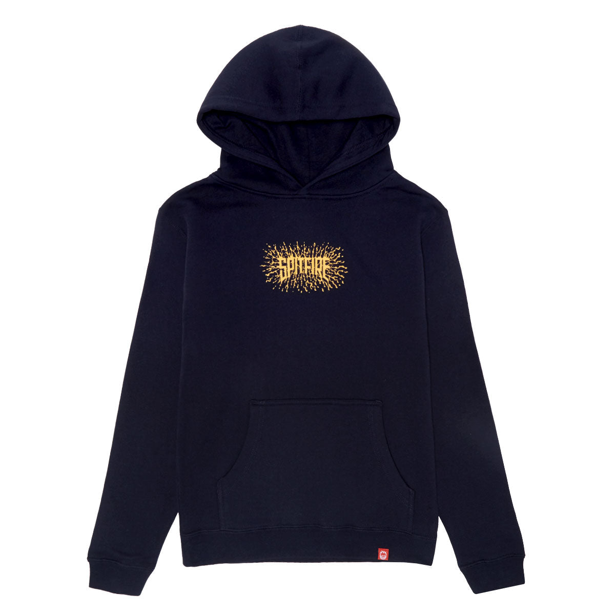 Spitfire Youth Splat Hoodie - Classic Navy/Yellow image 1