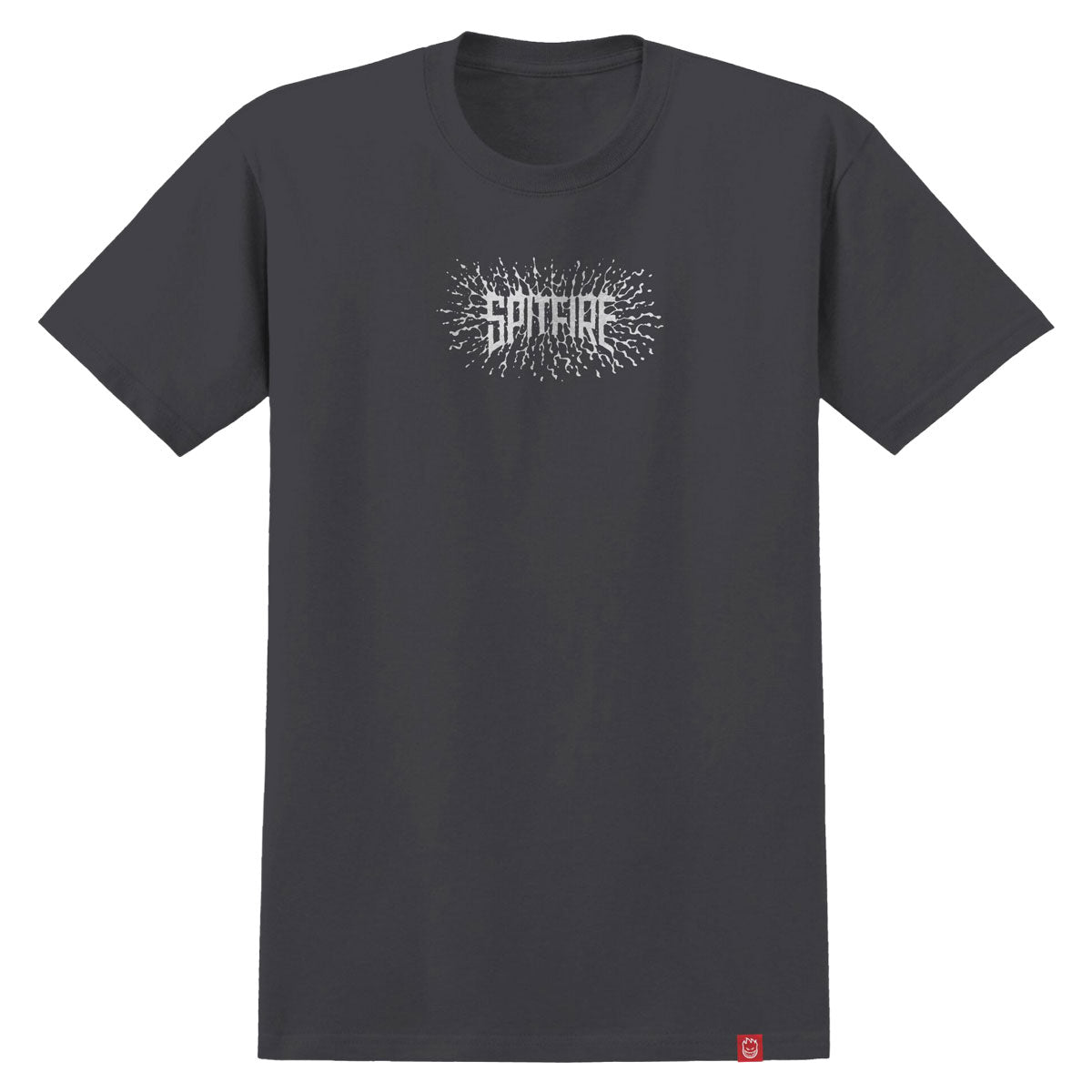Spitfire Youth Splat T-Shirt - Charcoal/White image 1