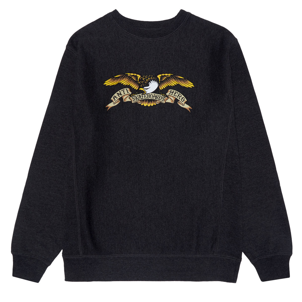 Anti-Hero Eagle Sweatshirt - Charcoal Heather/Black Multi Color image 1