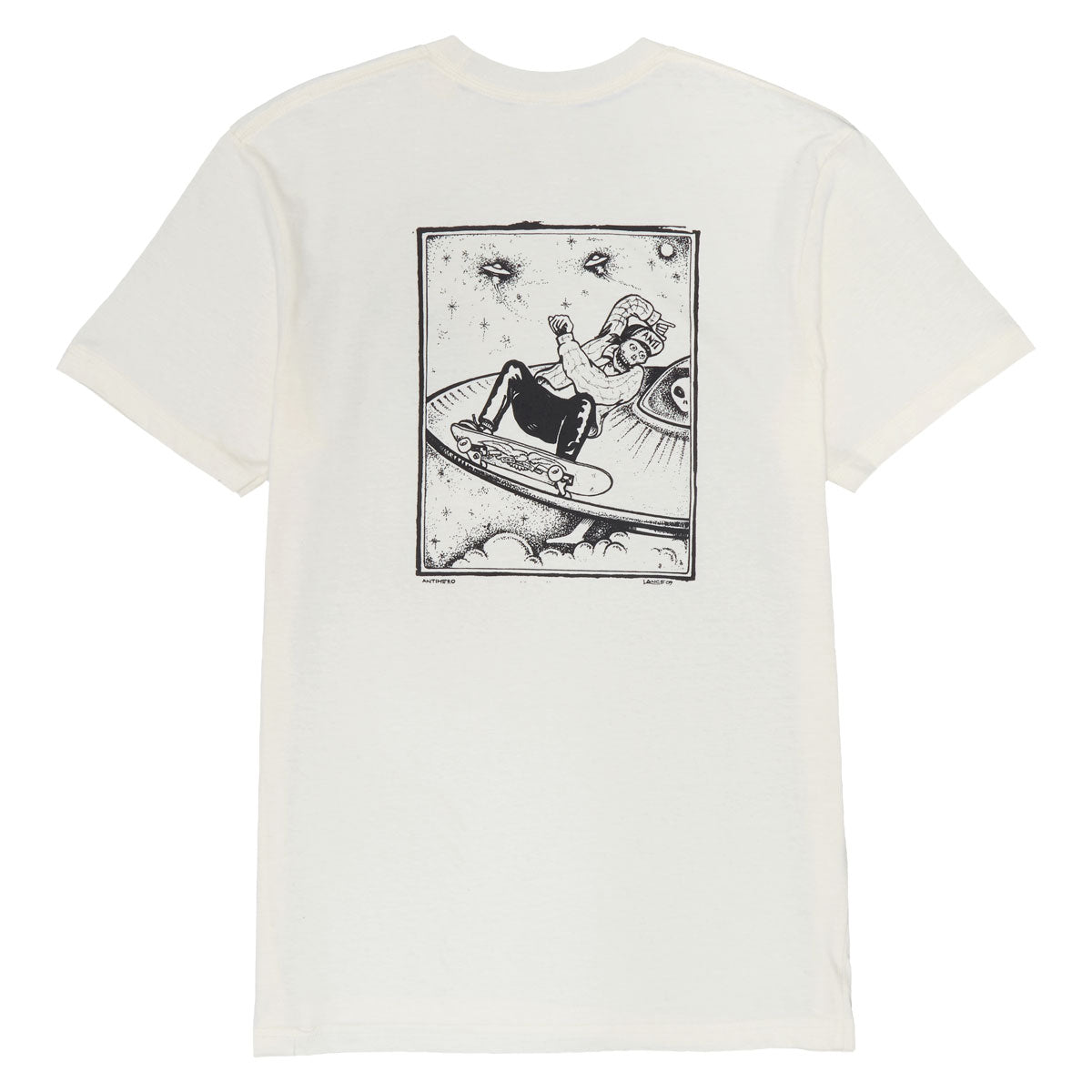 Anti-Hero Hewitt Lance T-Shirt - Cream/Black image 1