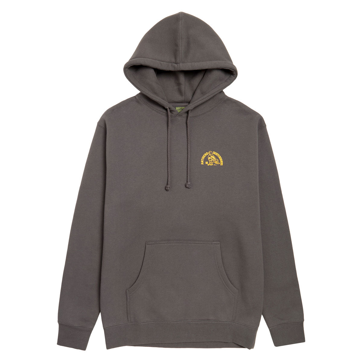 Anti-Hero Clubhouse Hoodie - Charcoal/Yellow image 1
