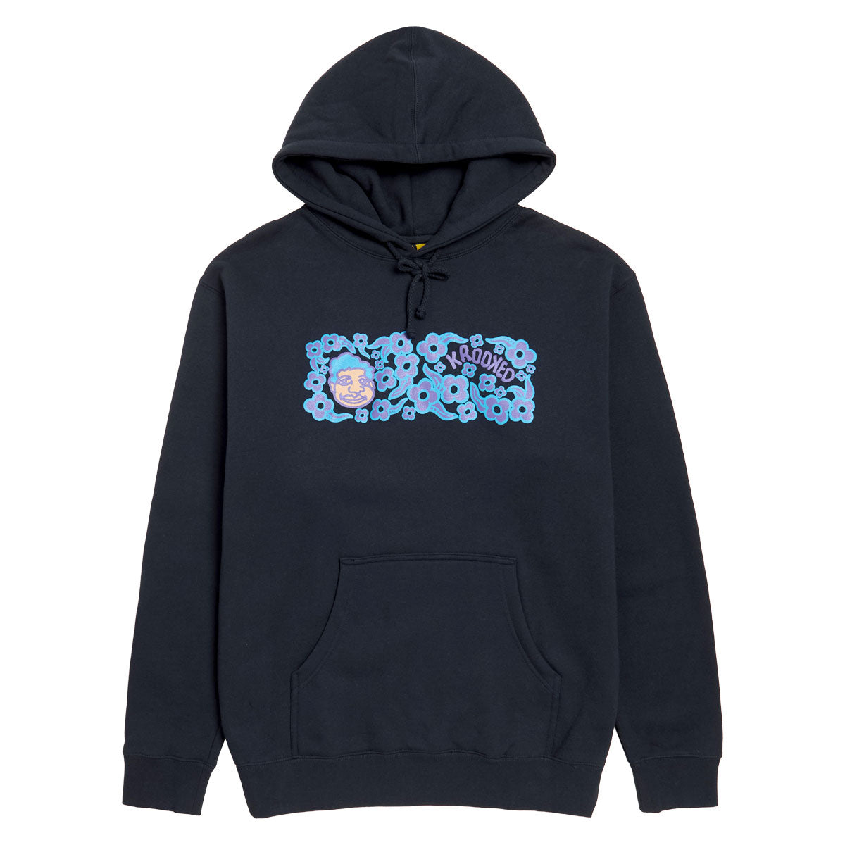 Krooked Sweatpants Redux Hoodie - Navy/Multi Color image 1