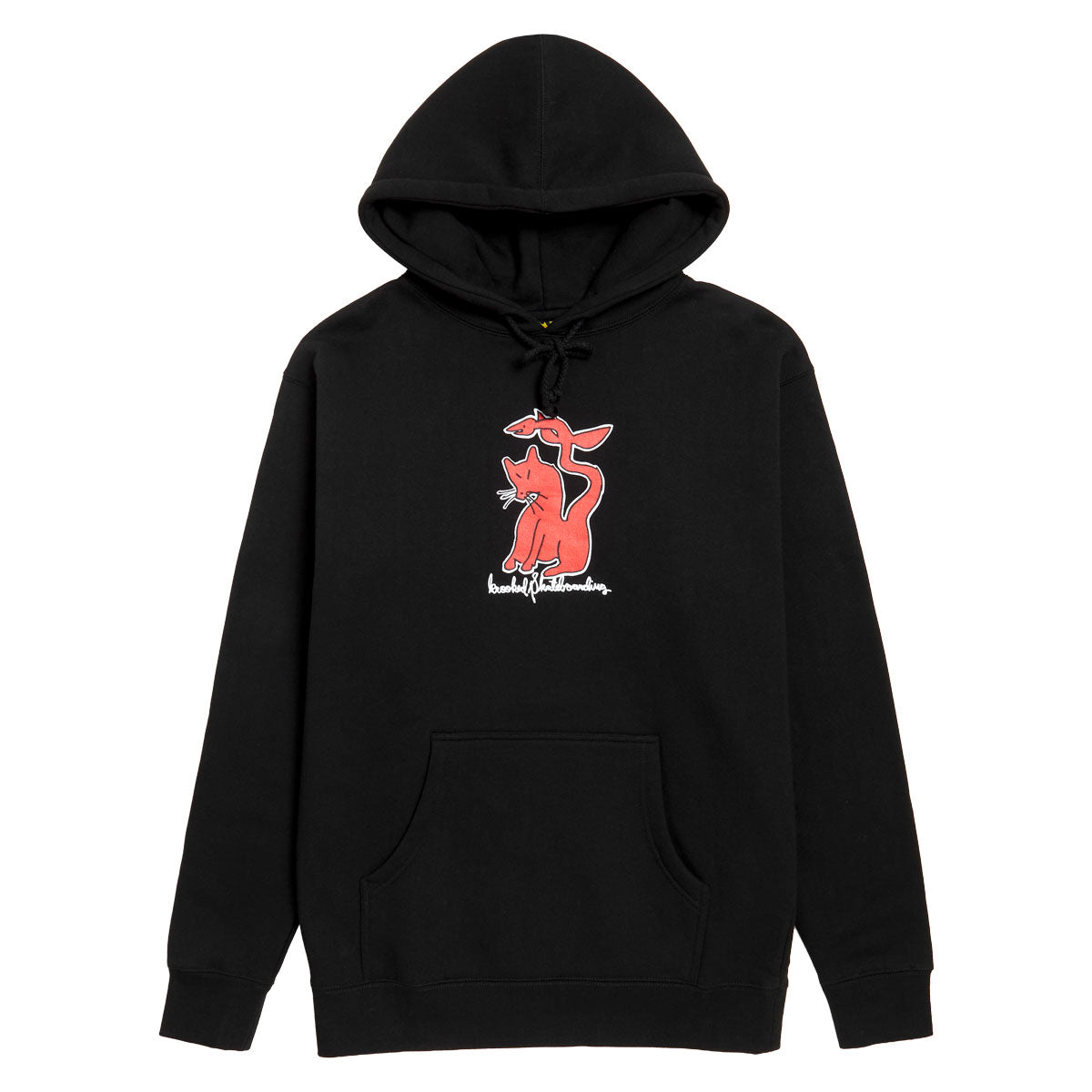 Krooked Kat Serpent Hoodie - Black/Red/White/Black image 1