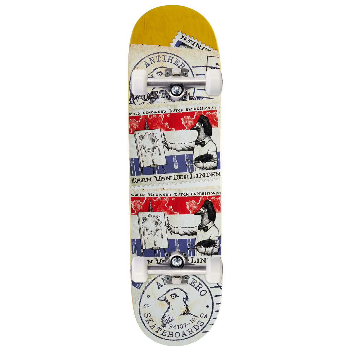 Anti-Hero Daan Postal Skateboard Complete - 8.50