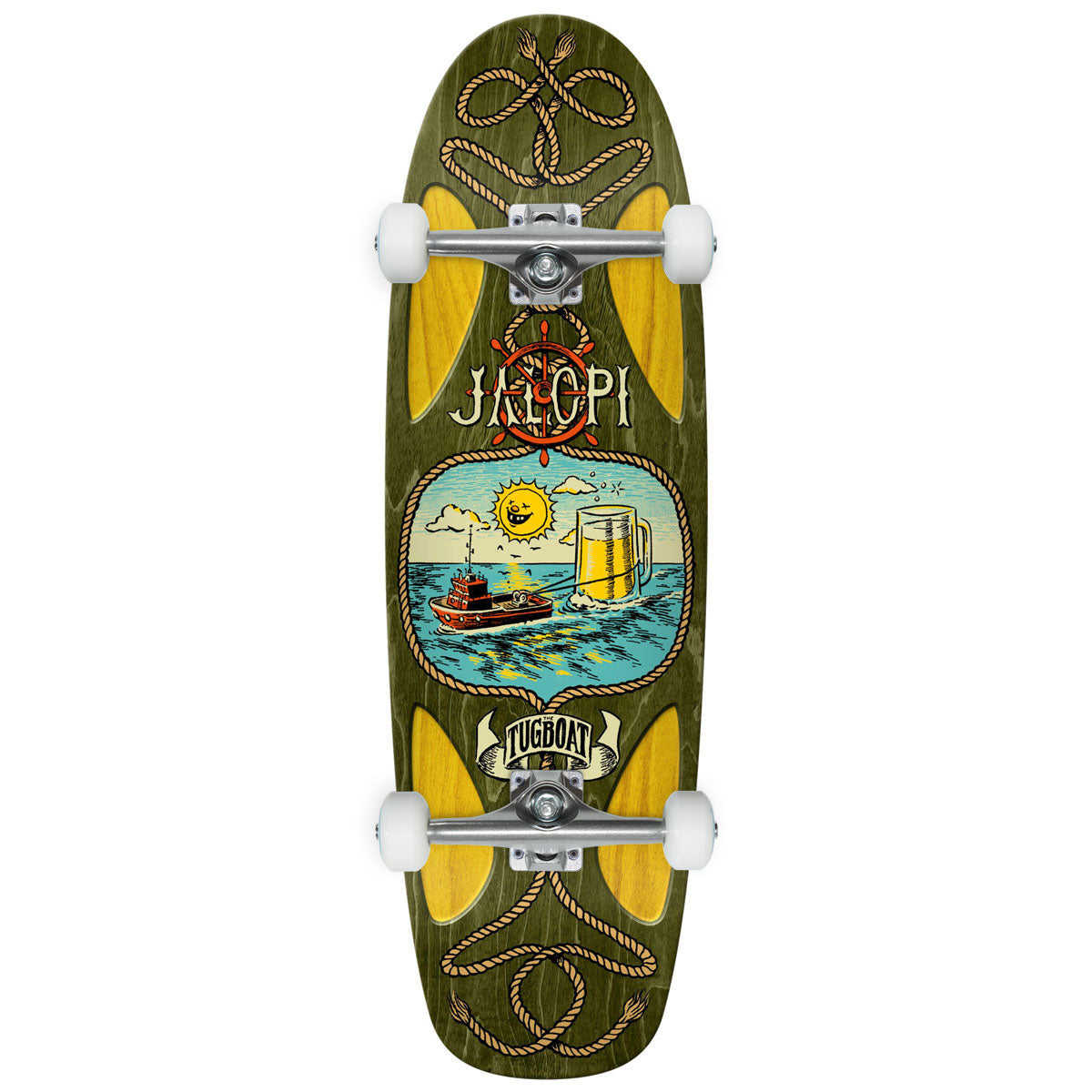 Anti-Hero Jalopi Tugboat Skateboard Complete - 9.80