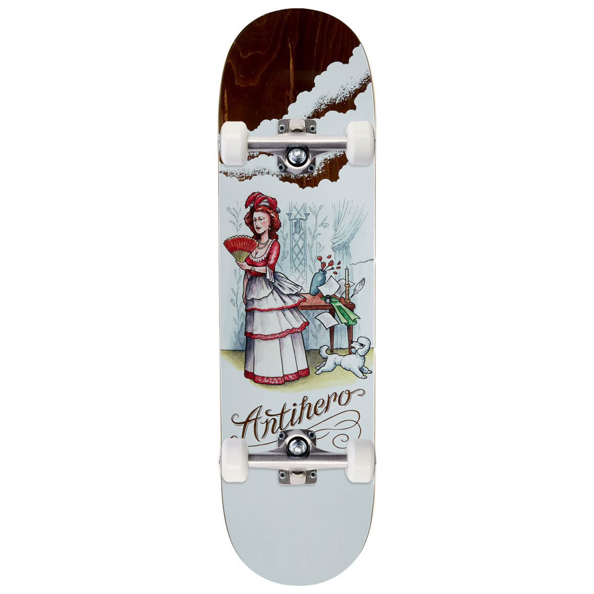 Anti-Hero Daan Flaturlent Beauties Skateboard Complete - White - 8.50
