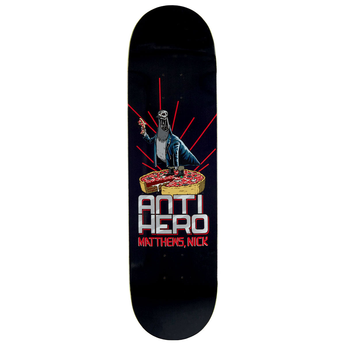 Anti-Hero Matthews P2 Judgement Day Skateboard Deck - Black - 8.38