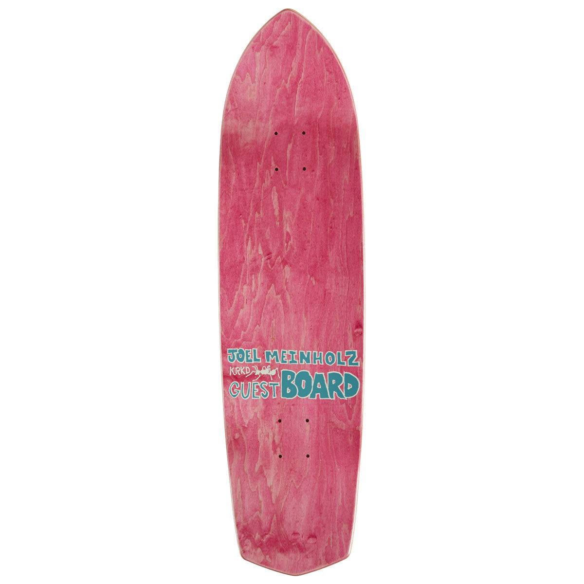 Krooked Joel Meinholz Guest Pro Zig Zagger Skateboard Deck - Light Blue - 8.62
