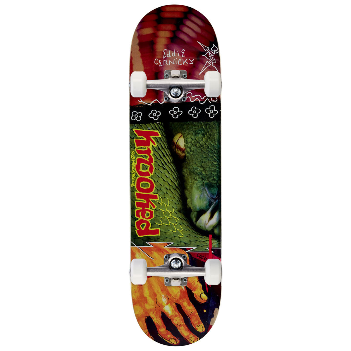 Krooked Cernicky Snake Bite Skateboard Complete - 8.38