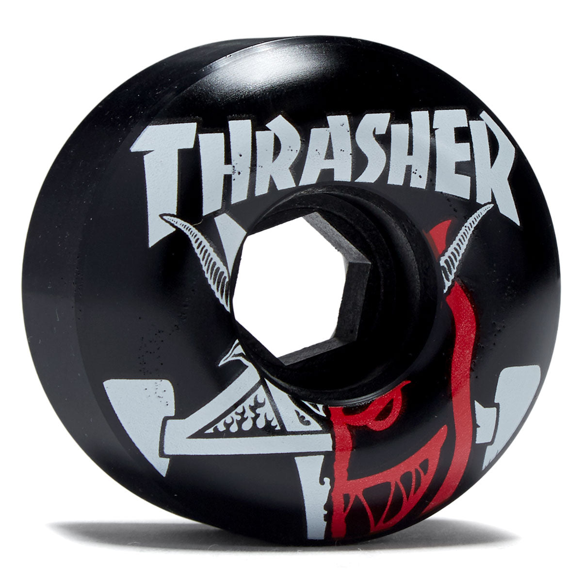 Spitfire x Thrasher Thrash And Burn 80HD Classic Full Skateboard Wheels - Black - 56mm image 1