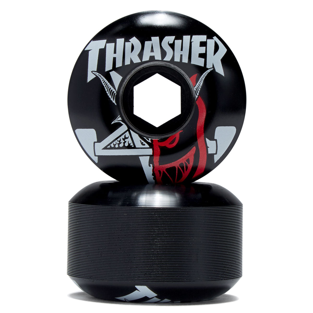 Spitfire x Thrasher Thrash And Burn 80HD Classic Full Skateboard Wheels - Black - 56mm image 2