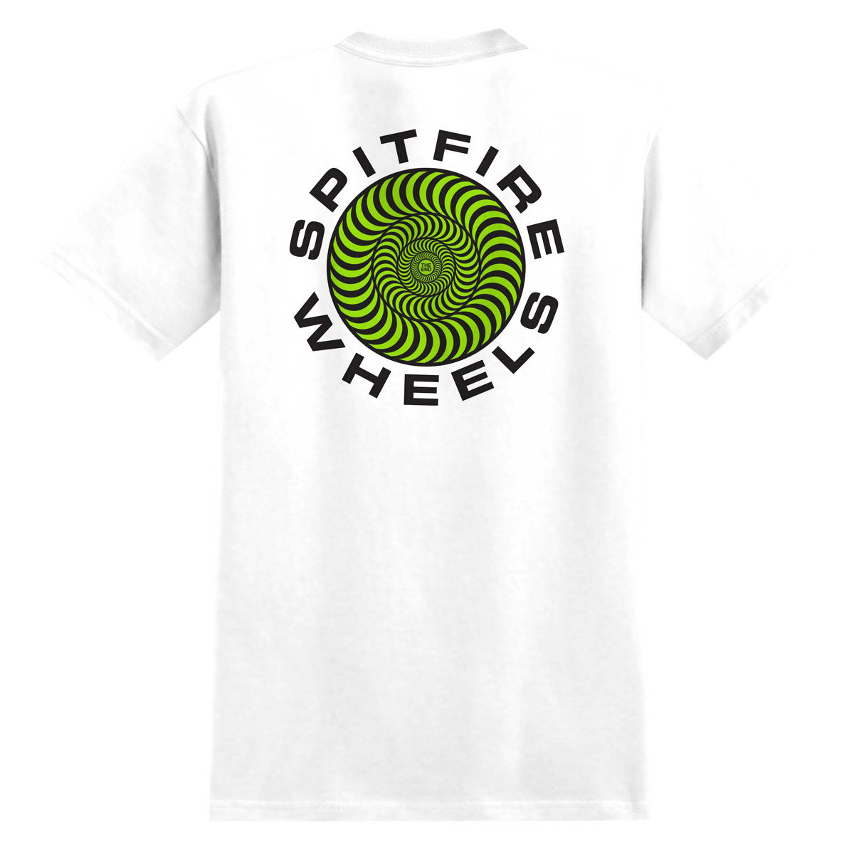 Spitfire Classic '87 Swirl Fill Pocket T-Shirt - White/Green/Black image 2