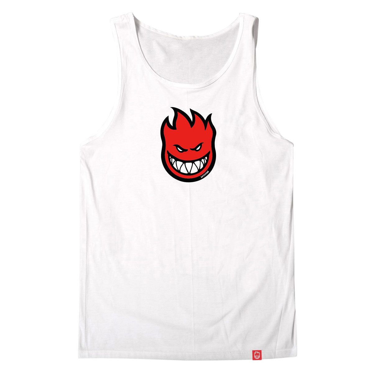 Spitfire Bighead Mid Fill Tank Top - White/Red/Black image 1