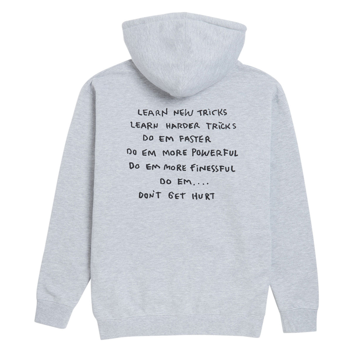 Krooked New Tricks Zip Hoodie - Grey Heather/Black/White image 2