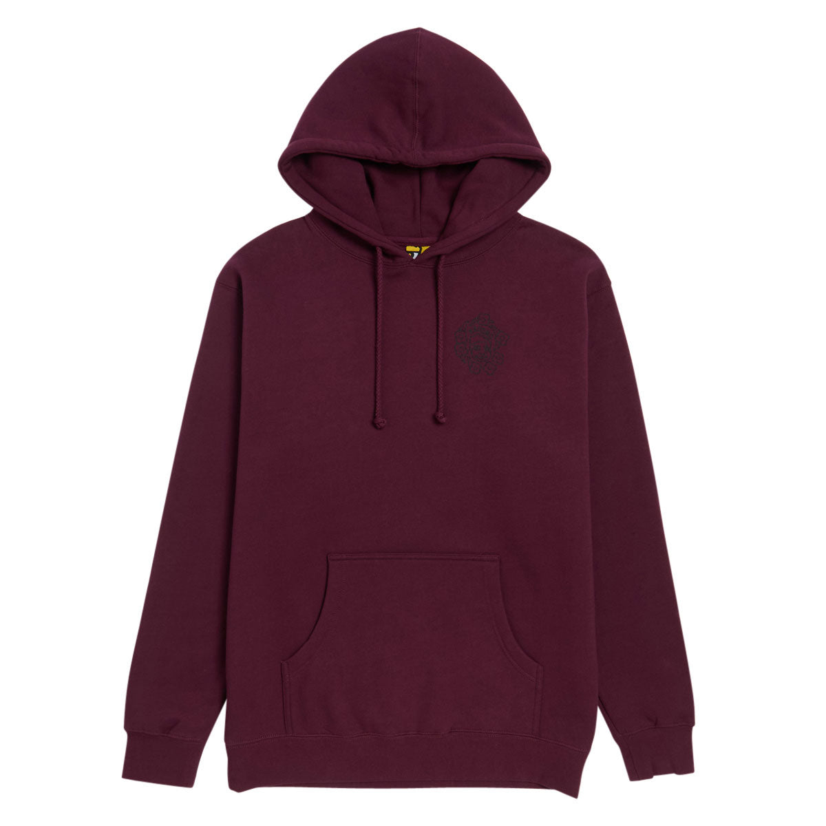 Krooked MG Hoodie - Maroon/Black/Multi Color image 2