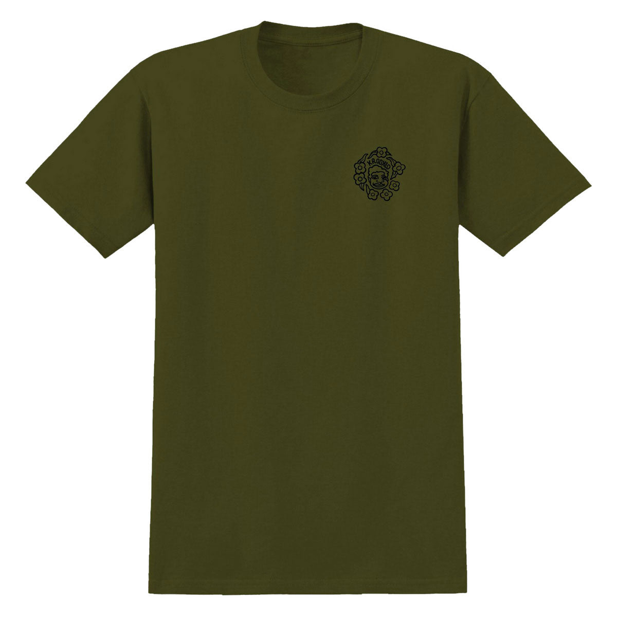 Krooked MG T-Shirt - Military Green/Black/Multi Color image 2