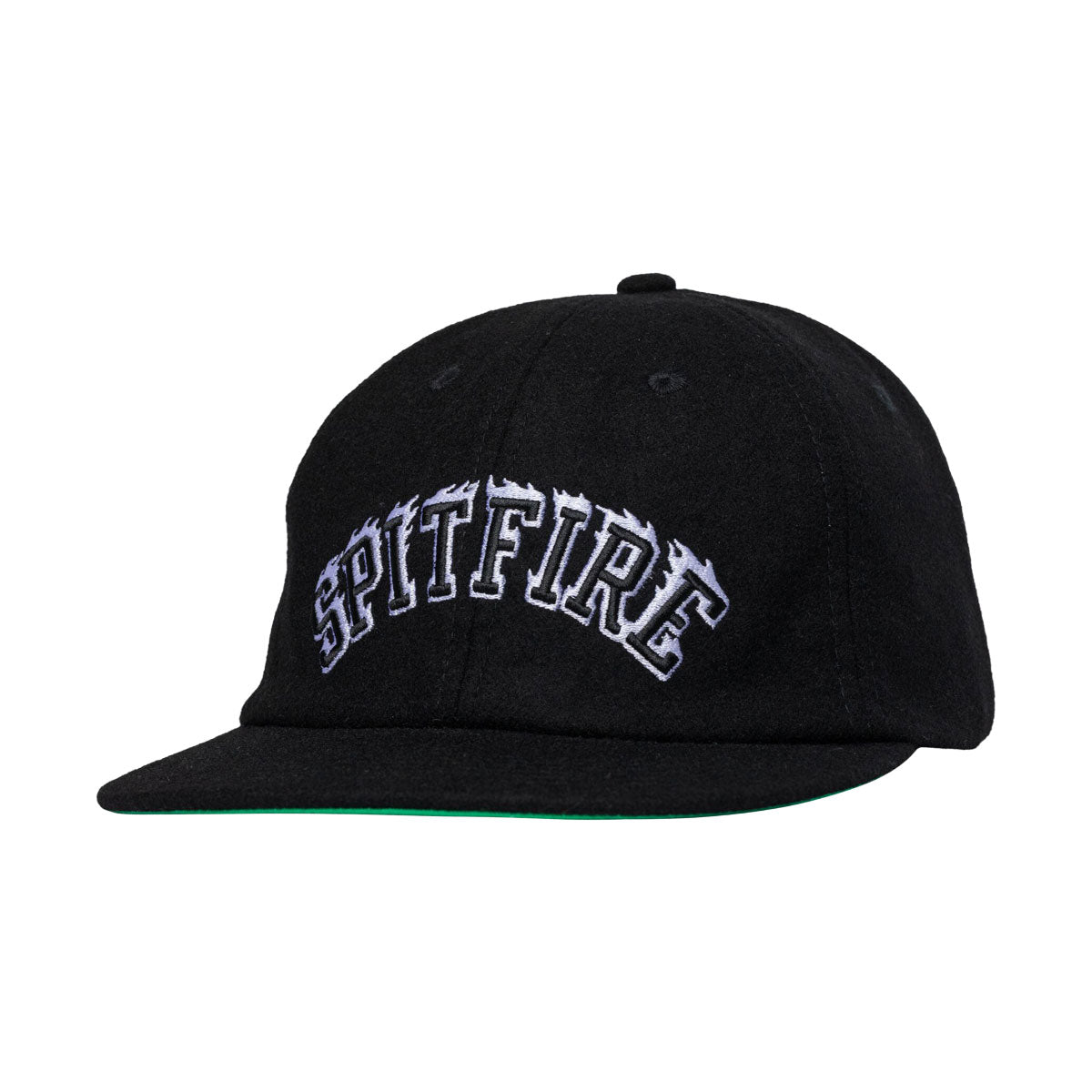 Spitfire Team Bighead Flame Script Hat - Black/White image 1