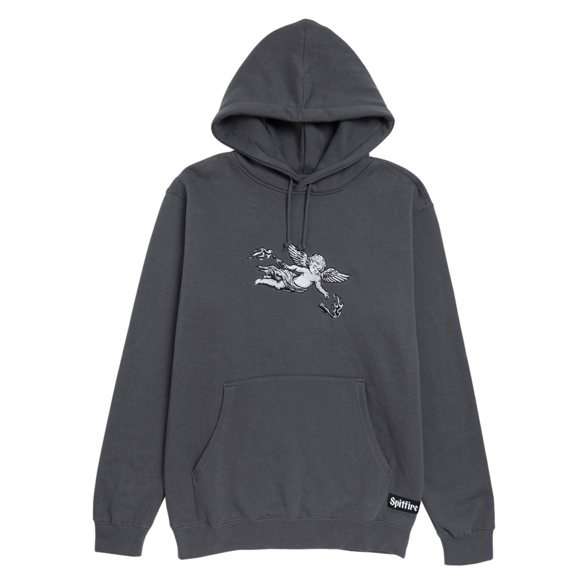 Spitfire Molotov Angel Hoodie - Charcoal/Black/White image 1
