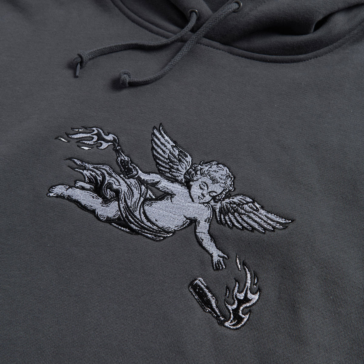 Spitfire Molotov Angel Hoodie - Charcoal/Black/White image 2