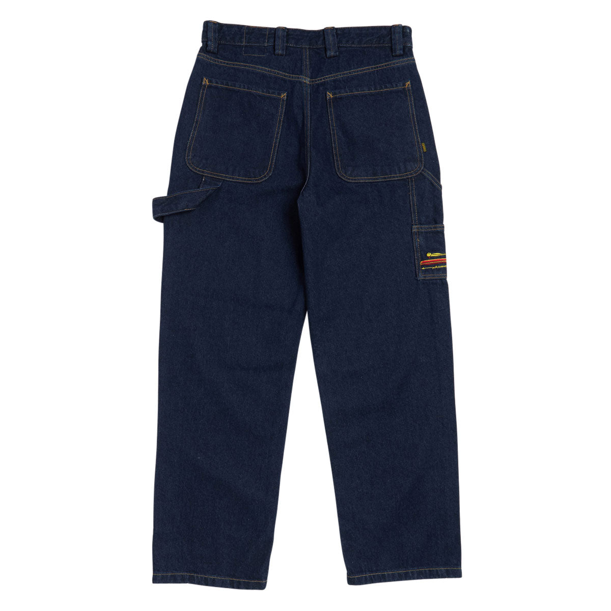 Krooked Koffin Carpenter Jeans - Dark Rinse Denim image 2