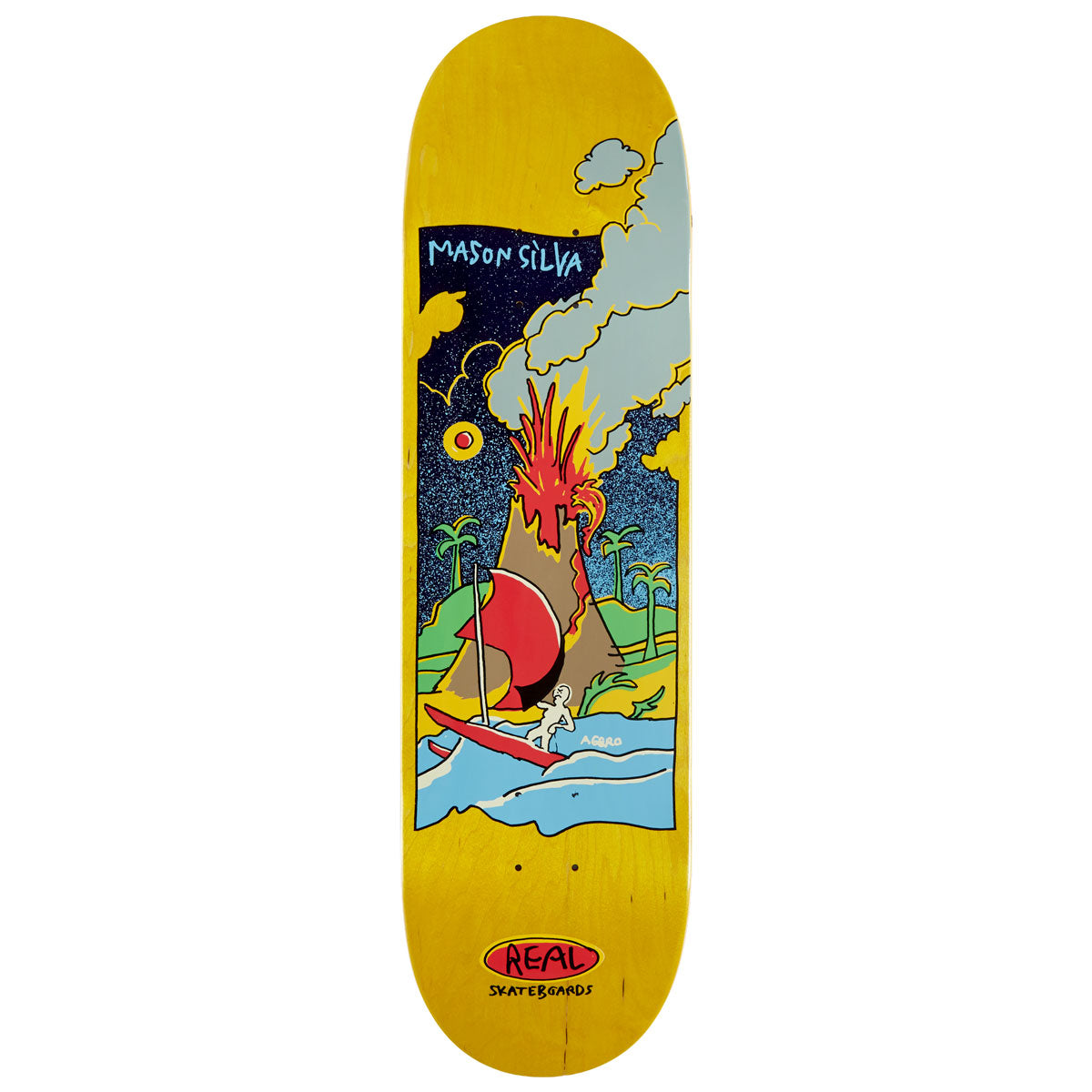 Real Mason Volcano True Fit Skateboard Deck - 8.38