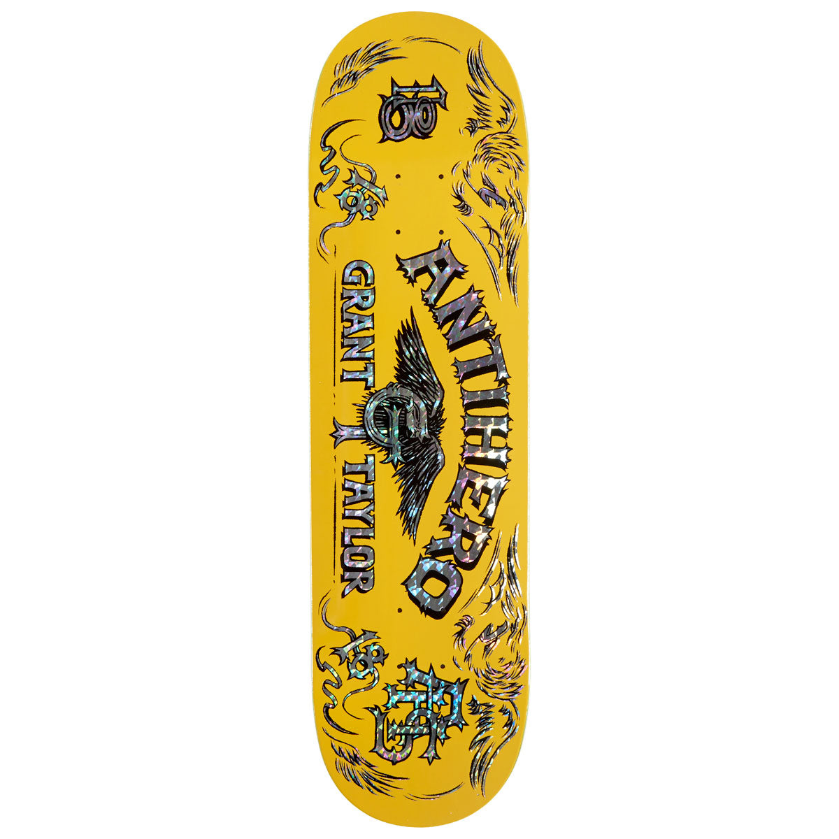 Anti-Hero Taylor Customs Skateboard Deck - Yellow - 8.50