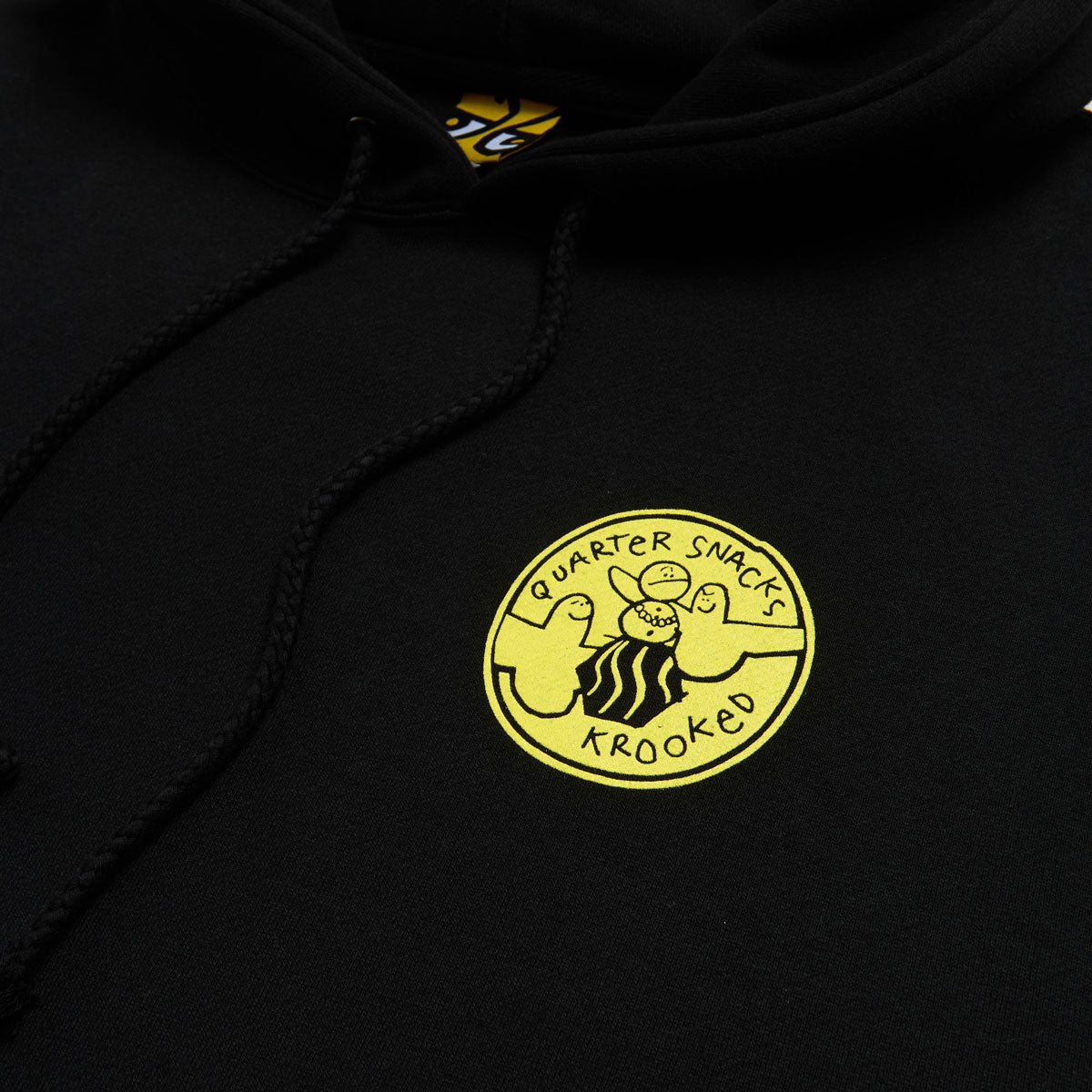 Krooked x Quartersnacks Snackman Hoodie - Black image 3