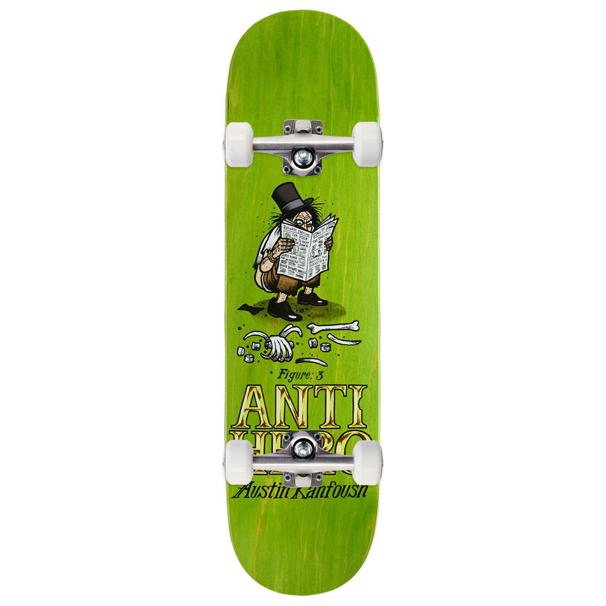 Anti-Hero Kanfoush Eat The Rich Skateboard Complete - 8.25