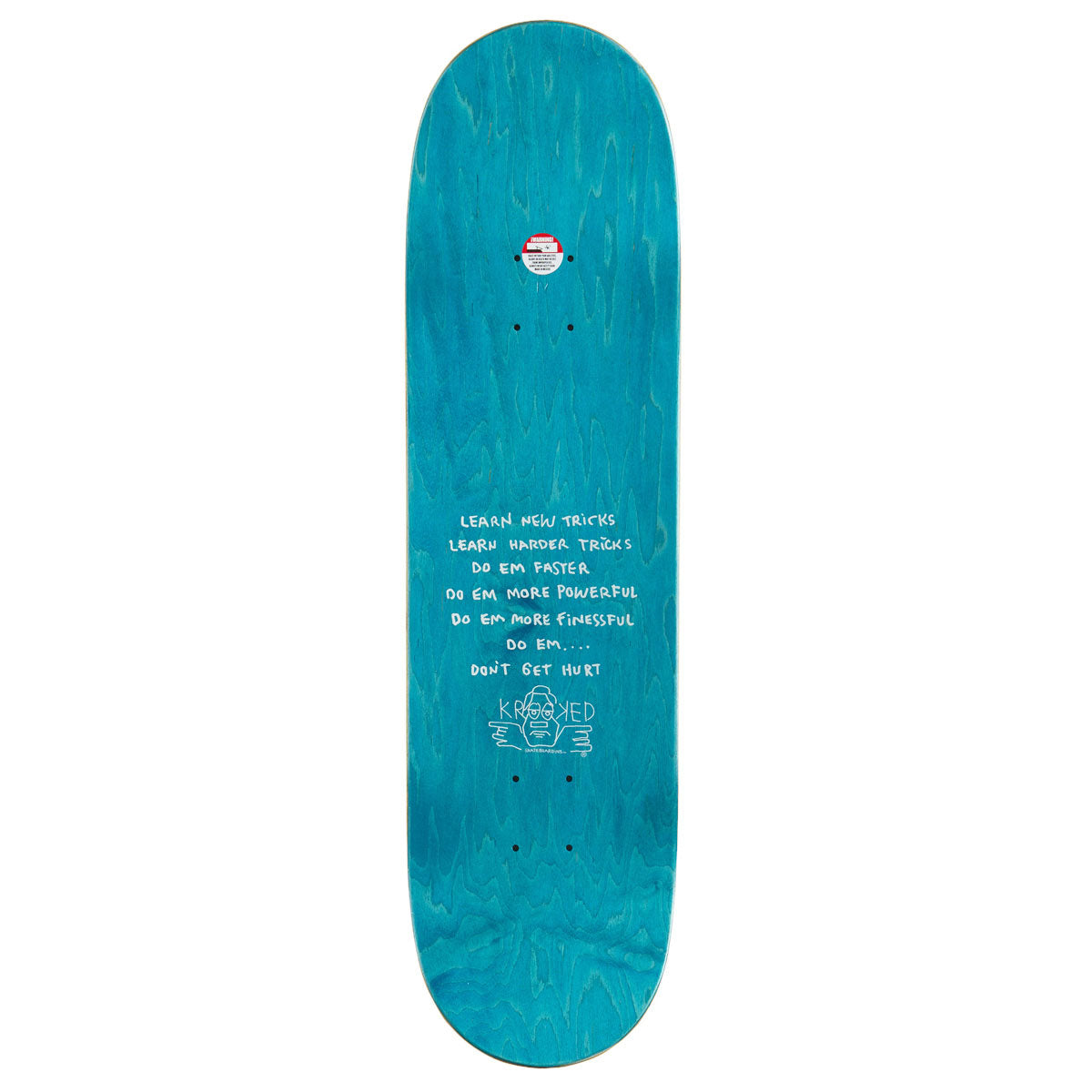 Krooked Una Spiret Animal True Fit Skateboard Deck - 8.50