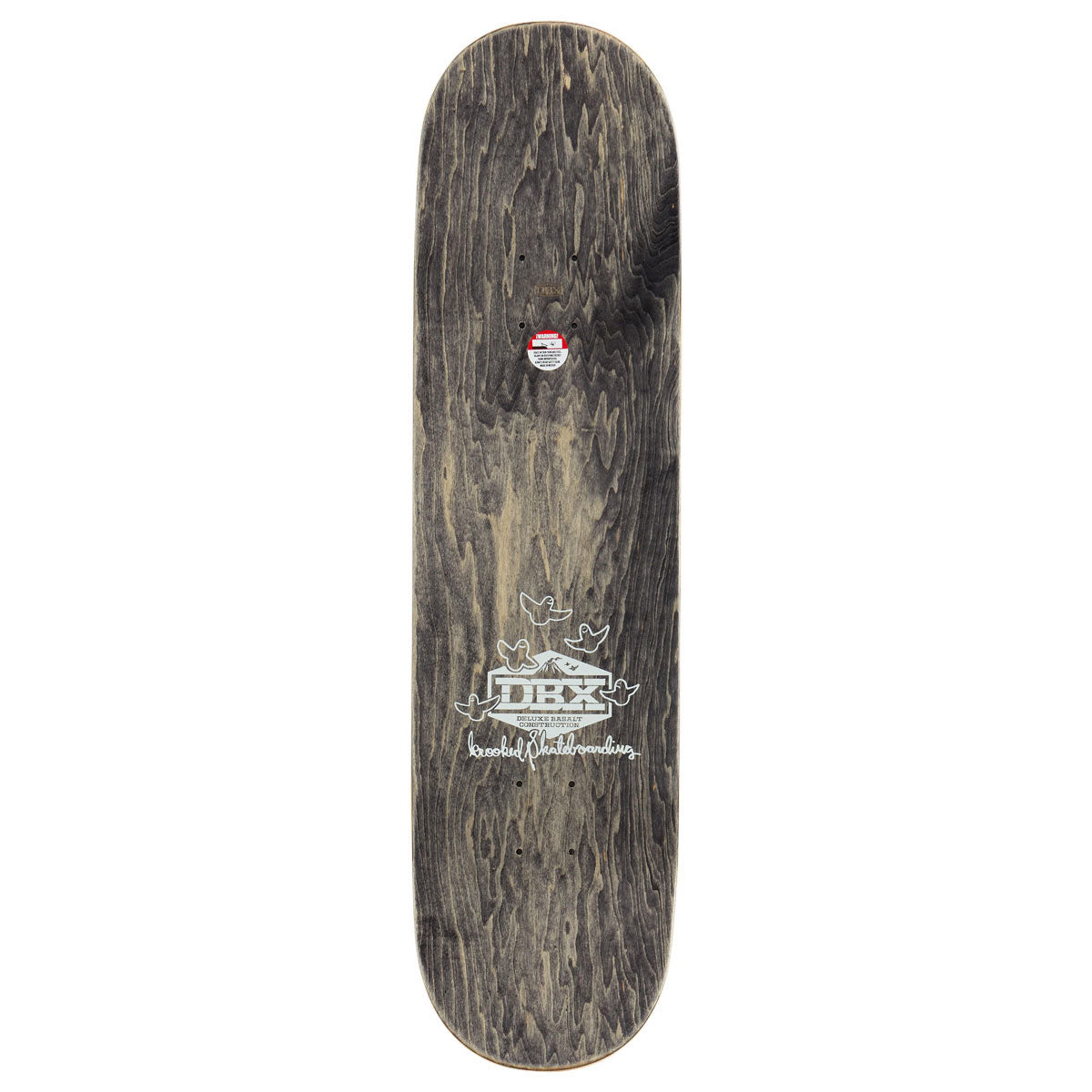 Krooked Manderson DBX Chain Frame Skateboard Deck - Red - 8.38