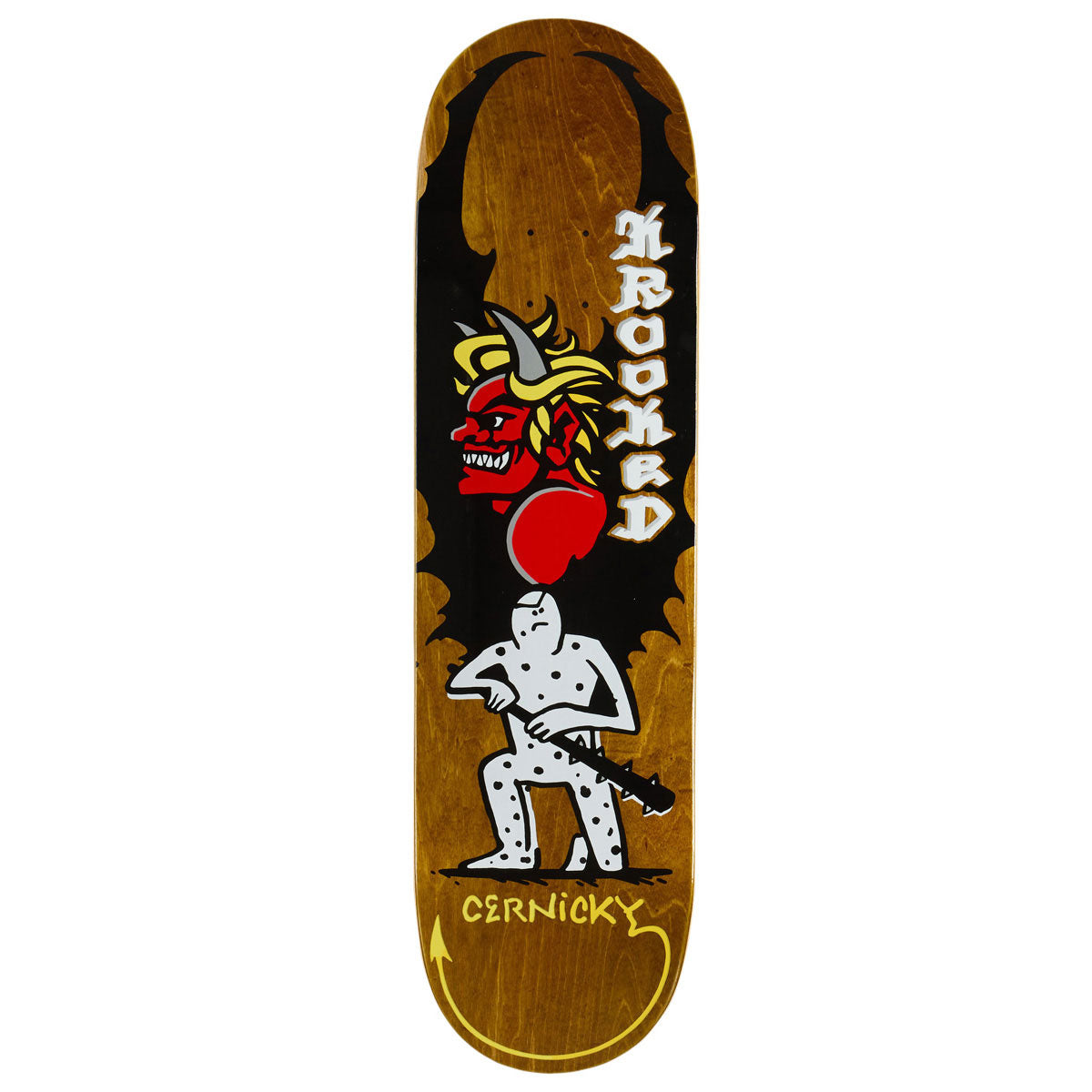 Krooked Cernicky Devil Ed Skateboard Deck - 8.50