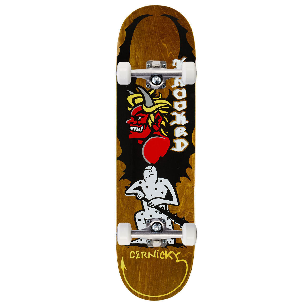 Krooked Cernicky Devil Ed Skateboard Complete - 8.50