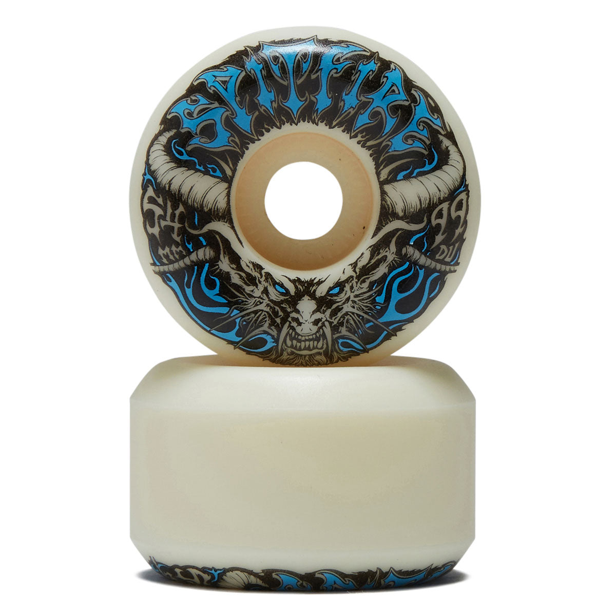 Spitfire Team Demon Redux F4 99 Conical Full Skateboard Wheels - Natural - 54mm image 2