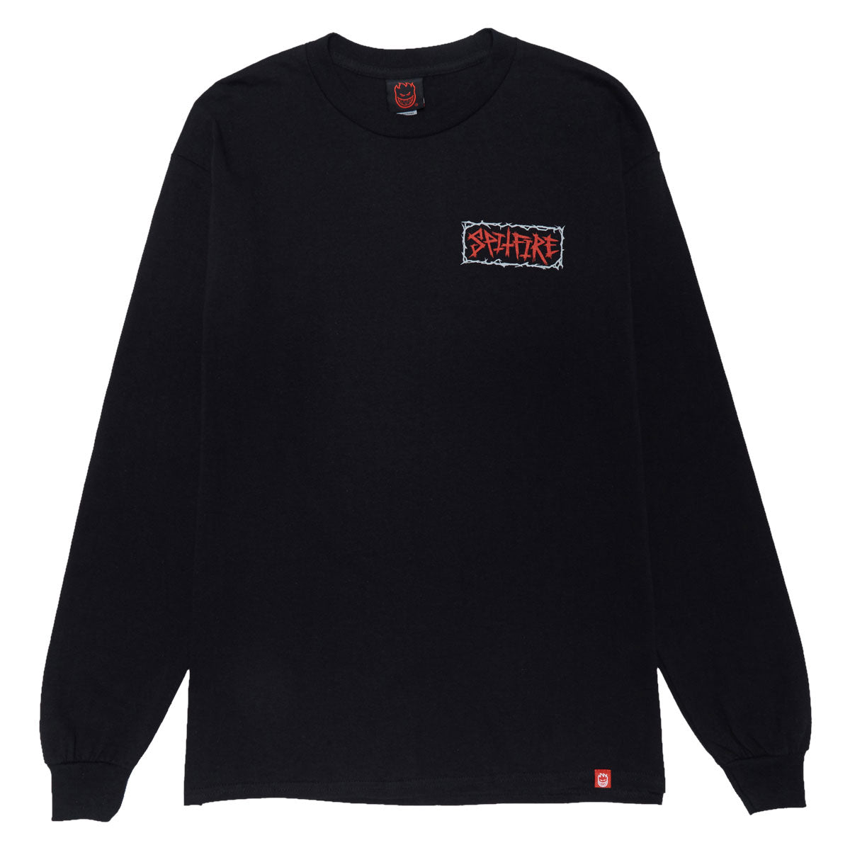 Spitfire Gas Mask Long Sleeve T-Shirt - Black/Multi Color image 2