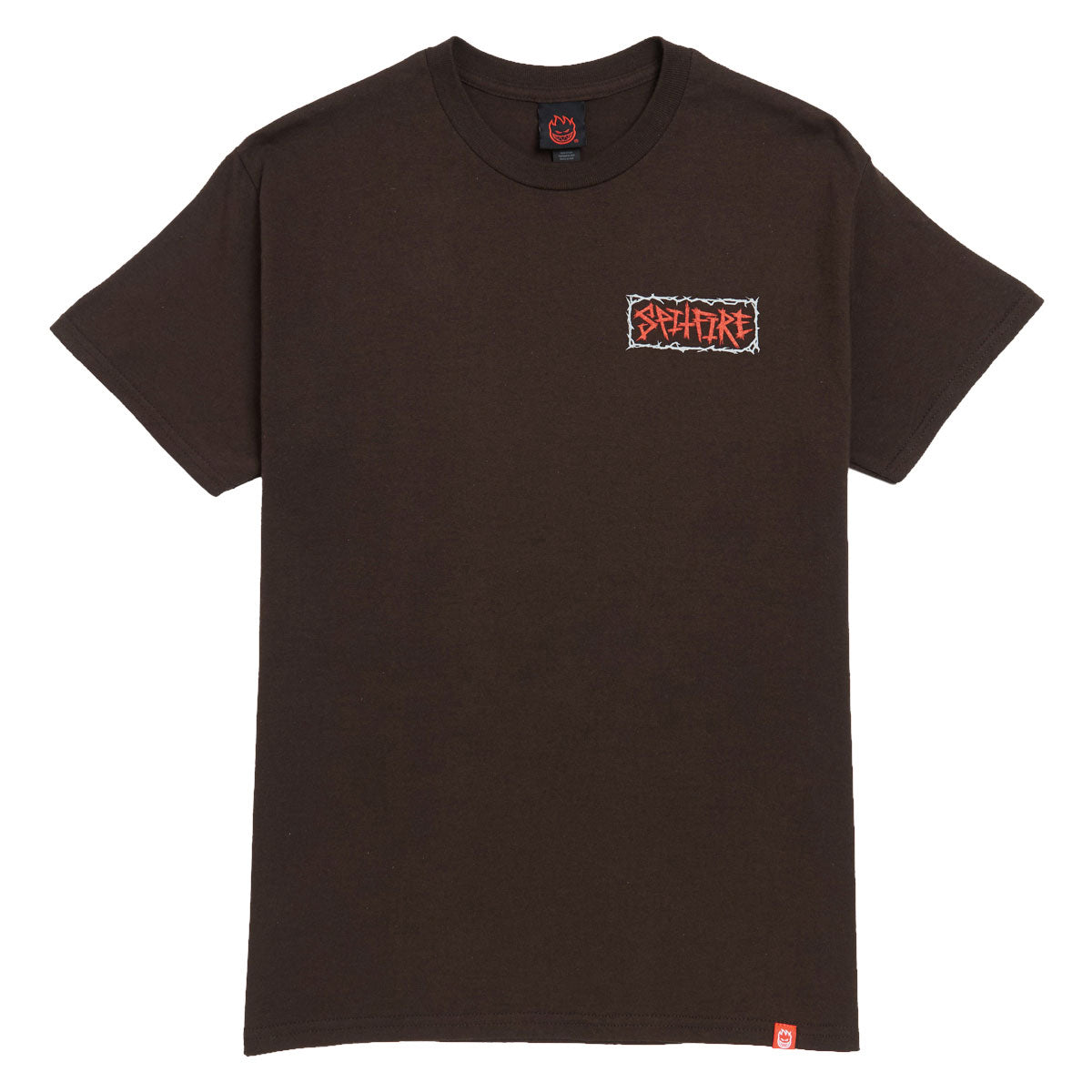 Spitfire Gas Mask T-Shirt - Dark Chocolate/Multi Color image 2