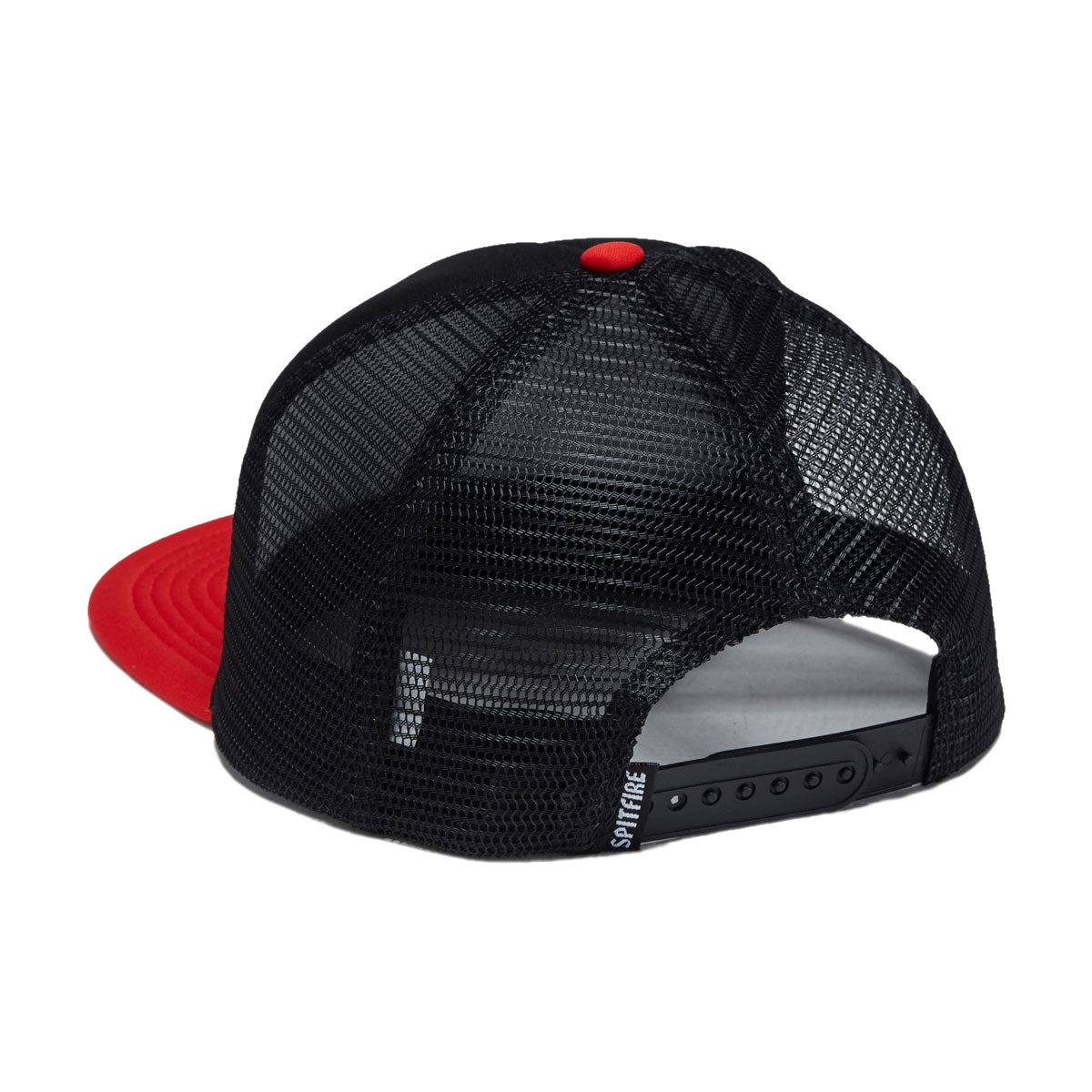 Spitfire Old E Drop Bighead Snapback Hat - Black/Red image 2