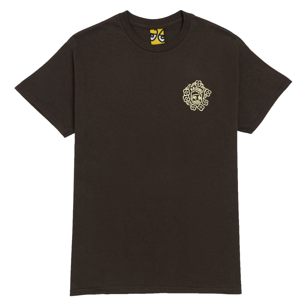 Krooked MG T-Shirt - Dark Chocolate/Cream/Multi Color image 2