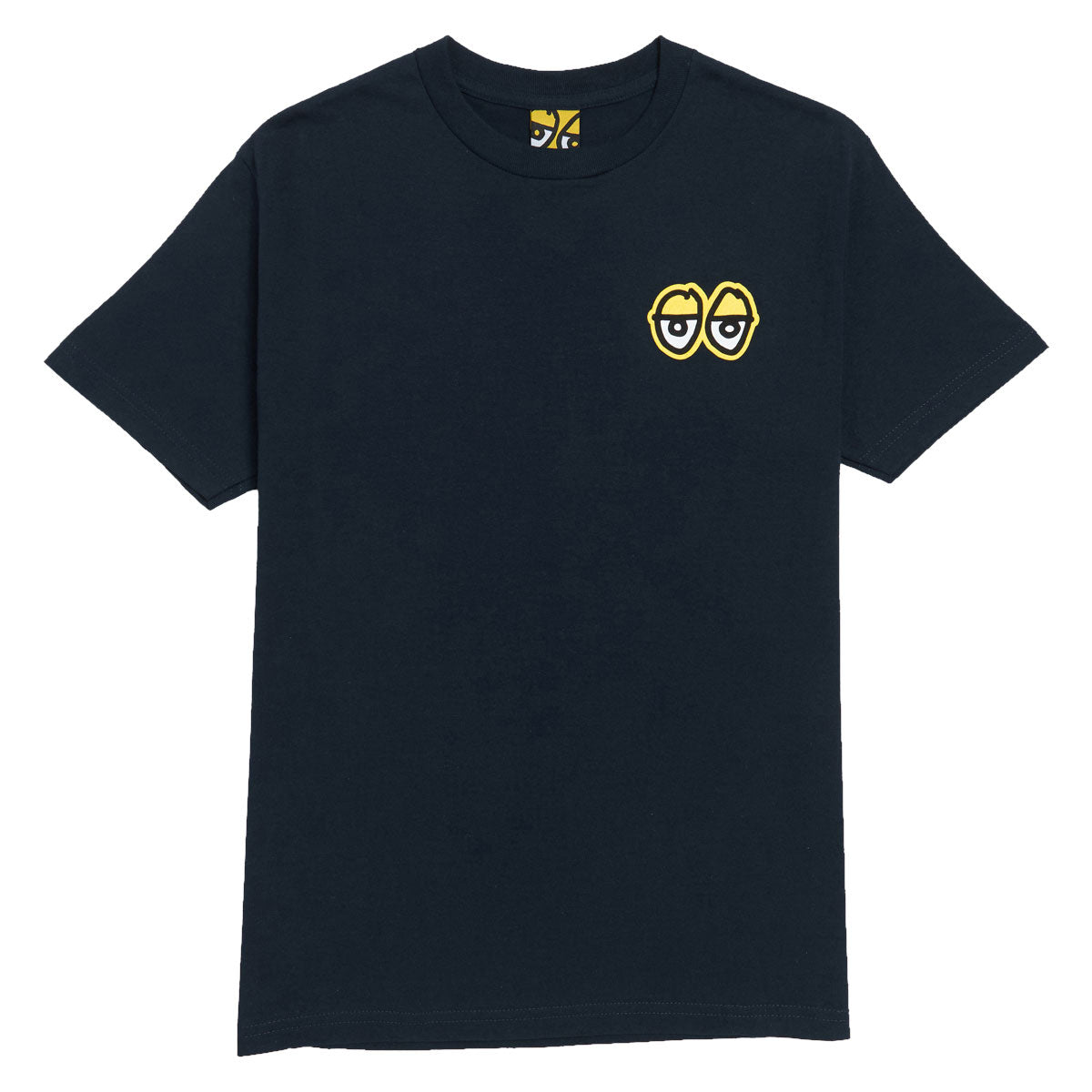 Krooked New Tricks T-Shirt - True Navy/Yellow/Black/White image 1