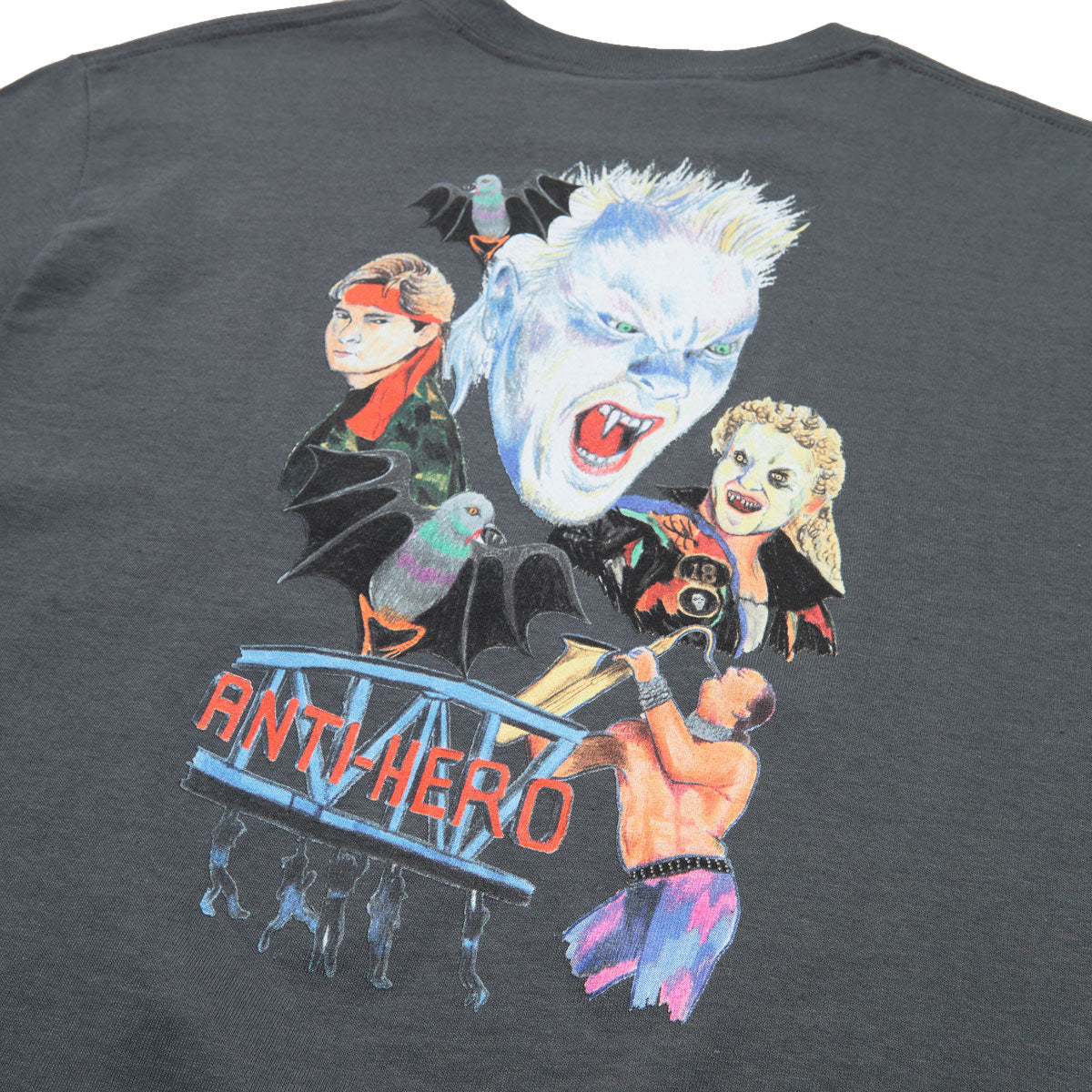 Anti-Hero Still Believe T-Shirt - Charcoal image 4